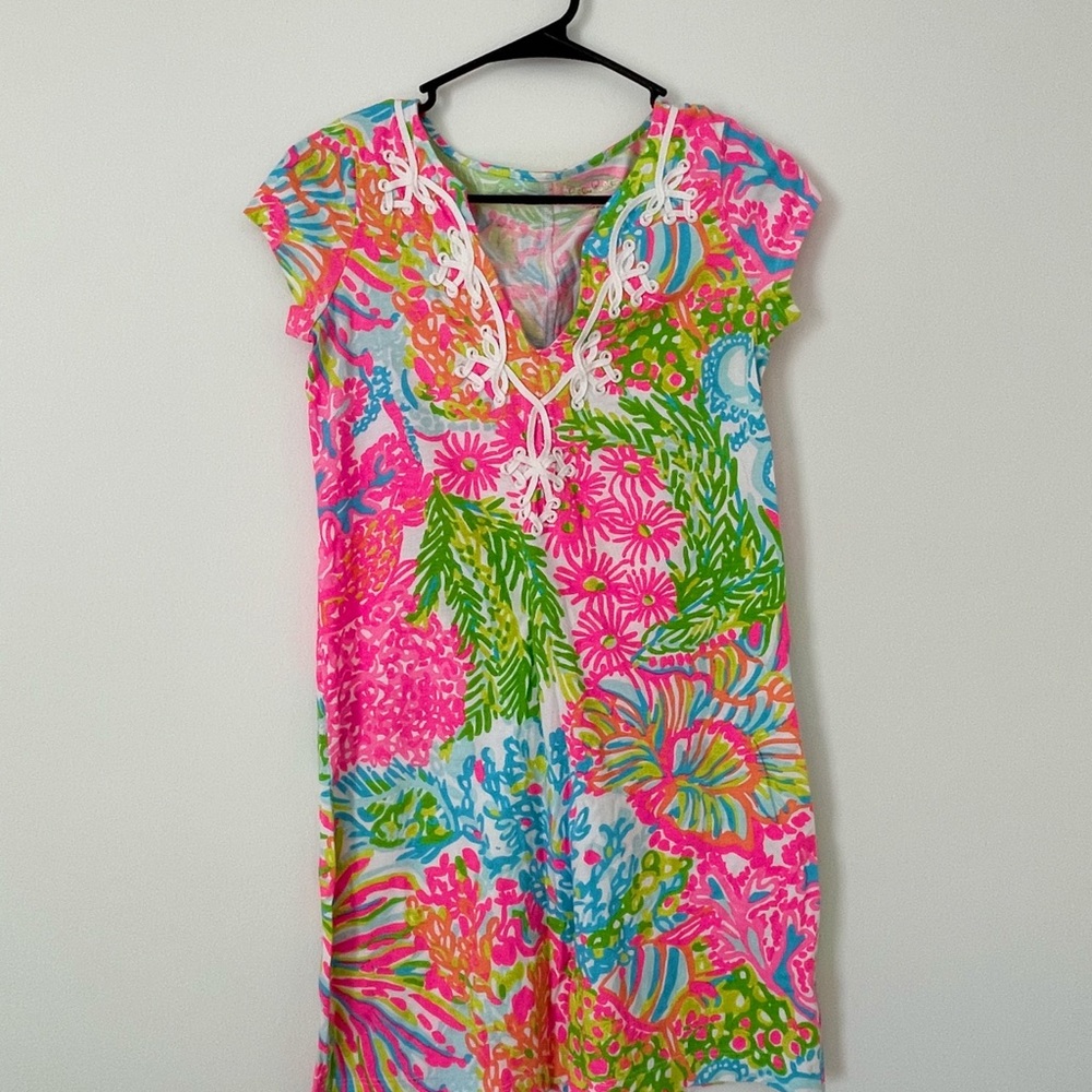 Lilly Pulitzer Lovers Coral Brewster dress